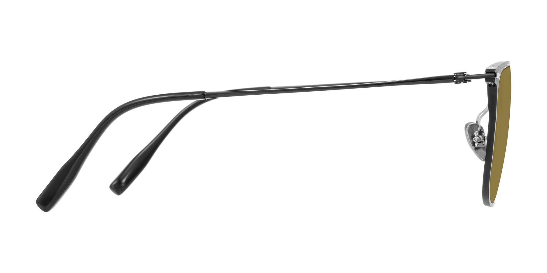 Side of Moua in Black with Brown Polarized Lenses
