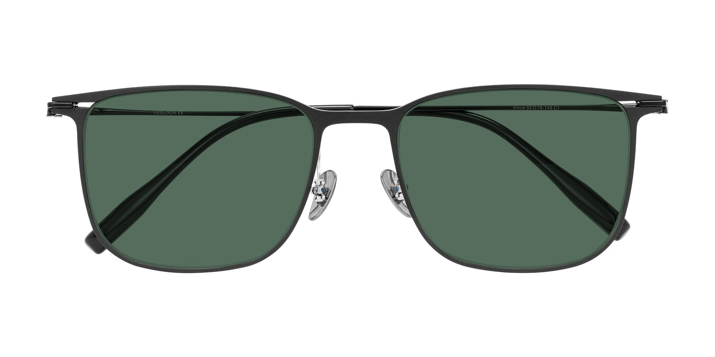 Moua - Black Polarized Sunglasses
