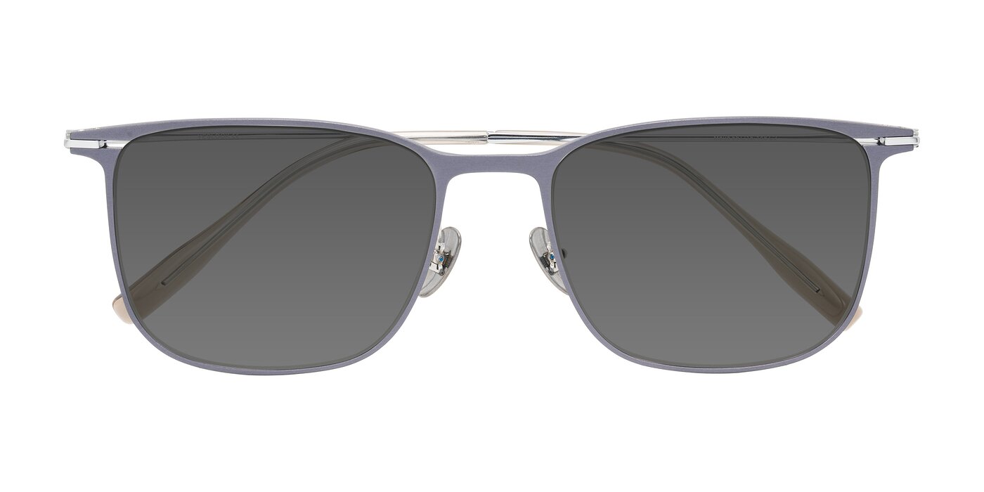 Moua - Gray/Silver Tinted Sunglasses