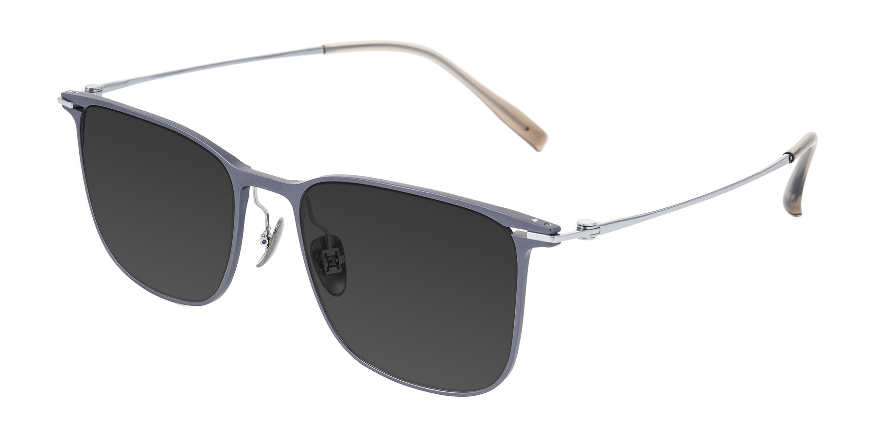 Angle of Moua in Gray/Silver with Gray Tinted Lenses