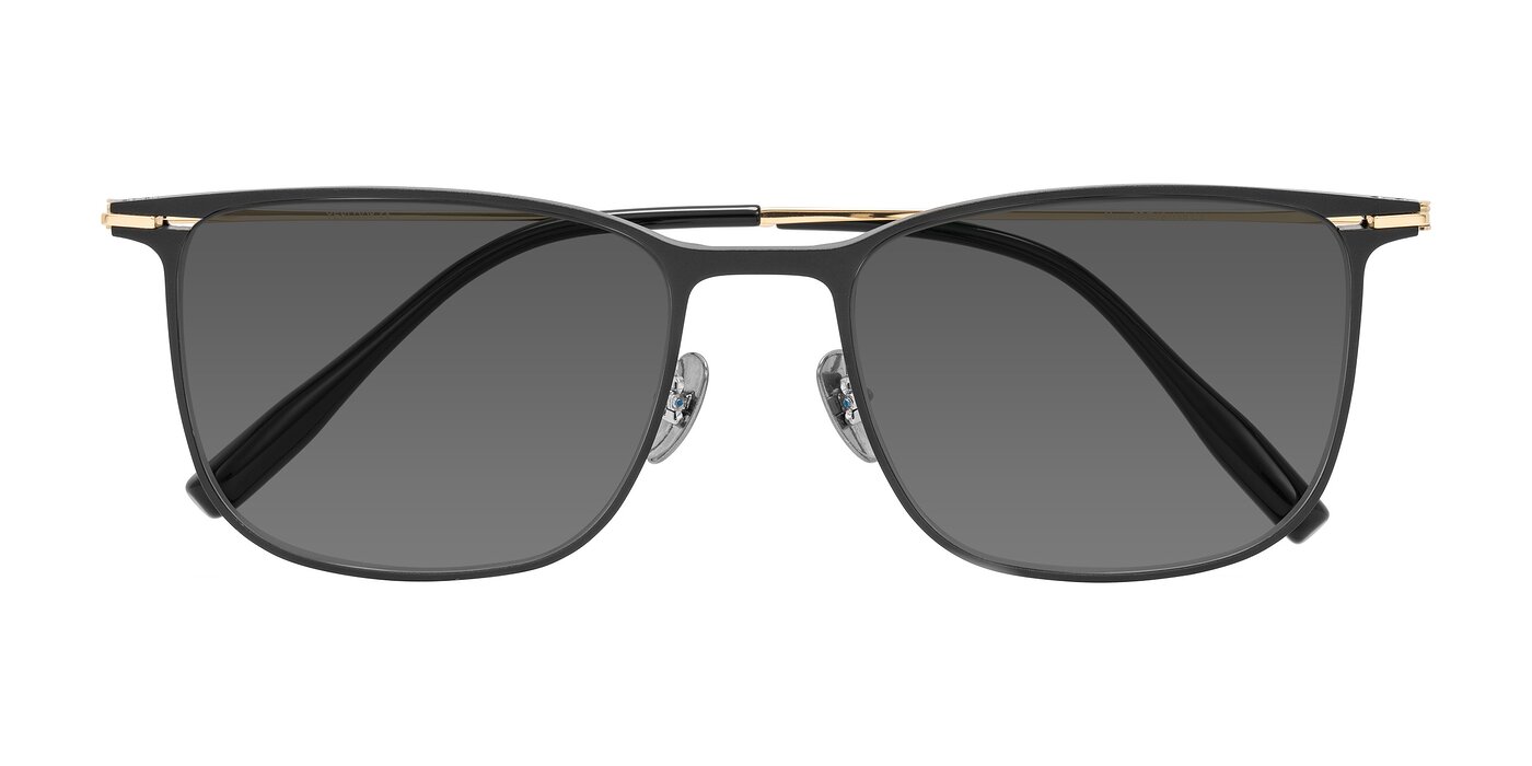 Moua - Black/Gold Tinted Sunglasses