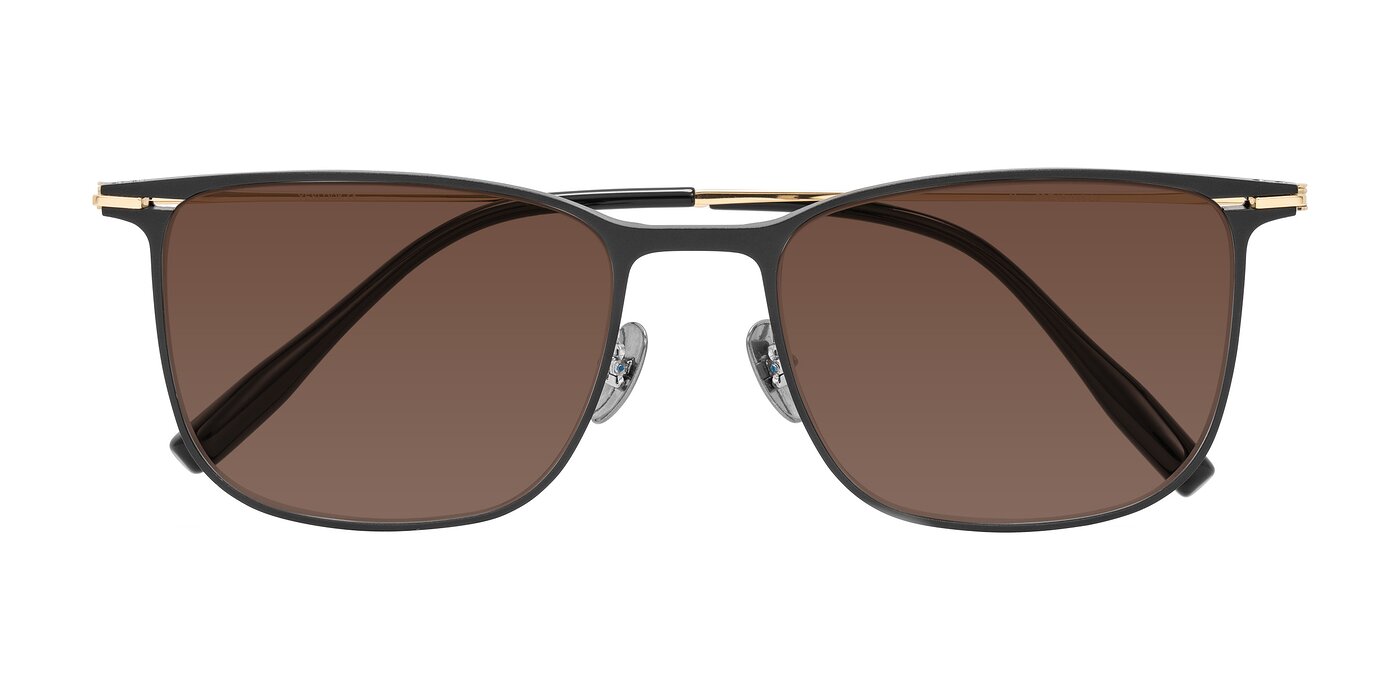 Moua - Black/Gold Tinted Sunglasses