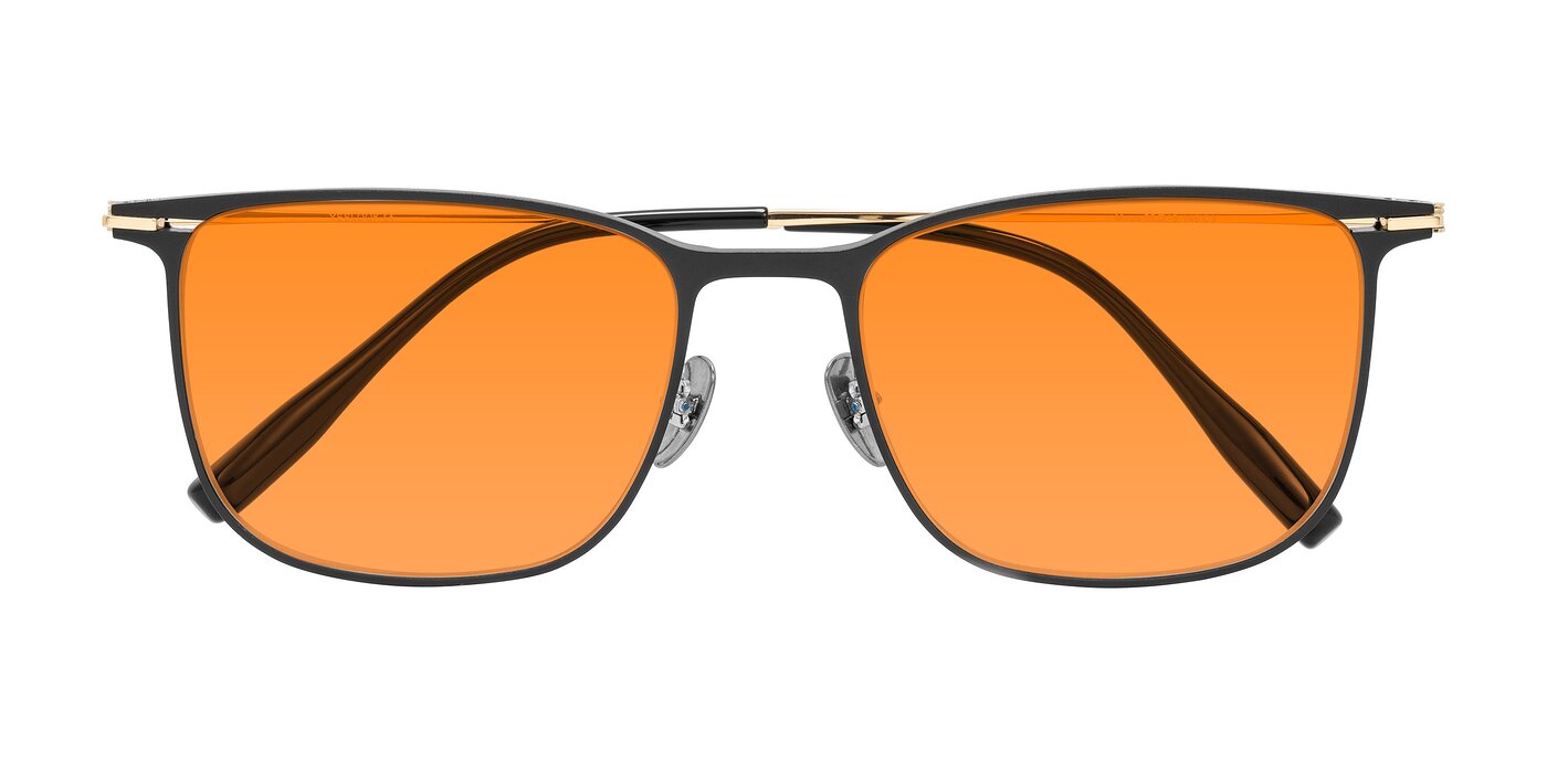 Moua - Black/Gold Tinted Sunglasses