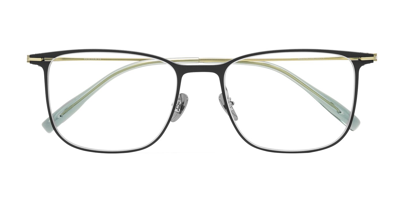 Moua - Black/Green Blue Light Glasses