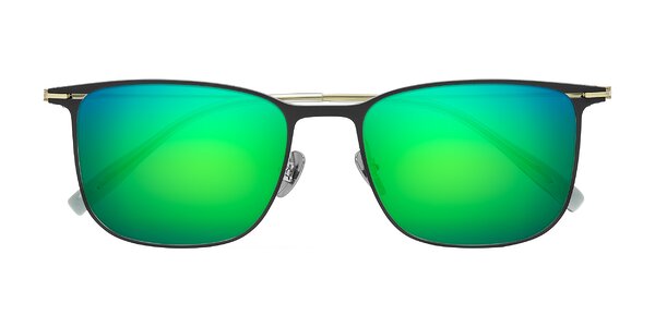 Front of Moua in Black/Green