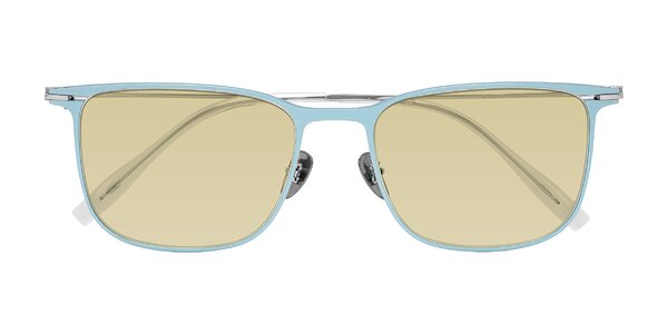 Front of Moua in Pastel Blue/Silver