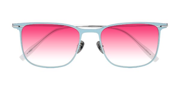 Front of Moua in Pastel Blue/Silver