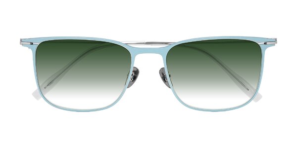 Front of Moua in Pastel Blue/Silver