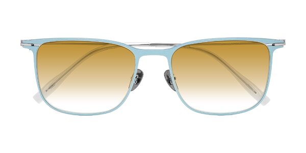 Front of Moua in Pastel Blue/Silver