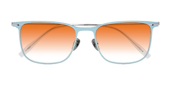 Front of Moua in Pastel Blue/Silver