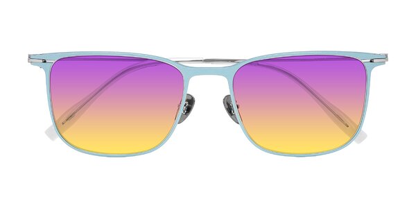 Front of Moua in Pastel Blue/Silver