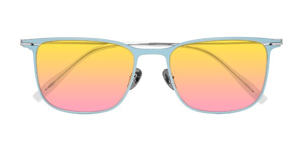 Front of Moua in Pastel Blue/Silver