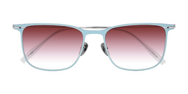 Front of Moua in Pastel Blue/Silver