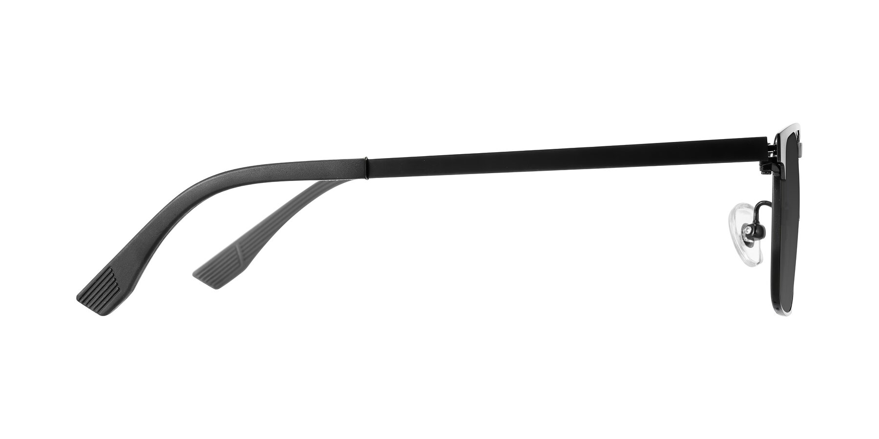 Side of Leeth in Black with Gray Tinted Lenses