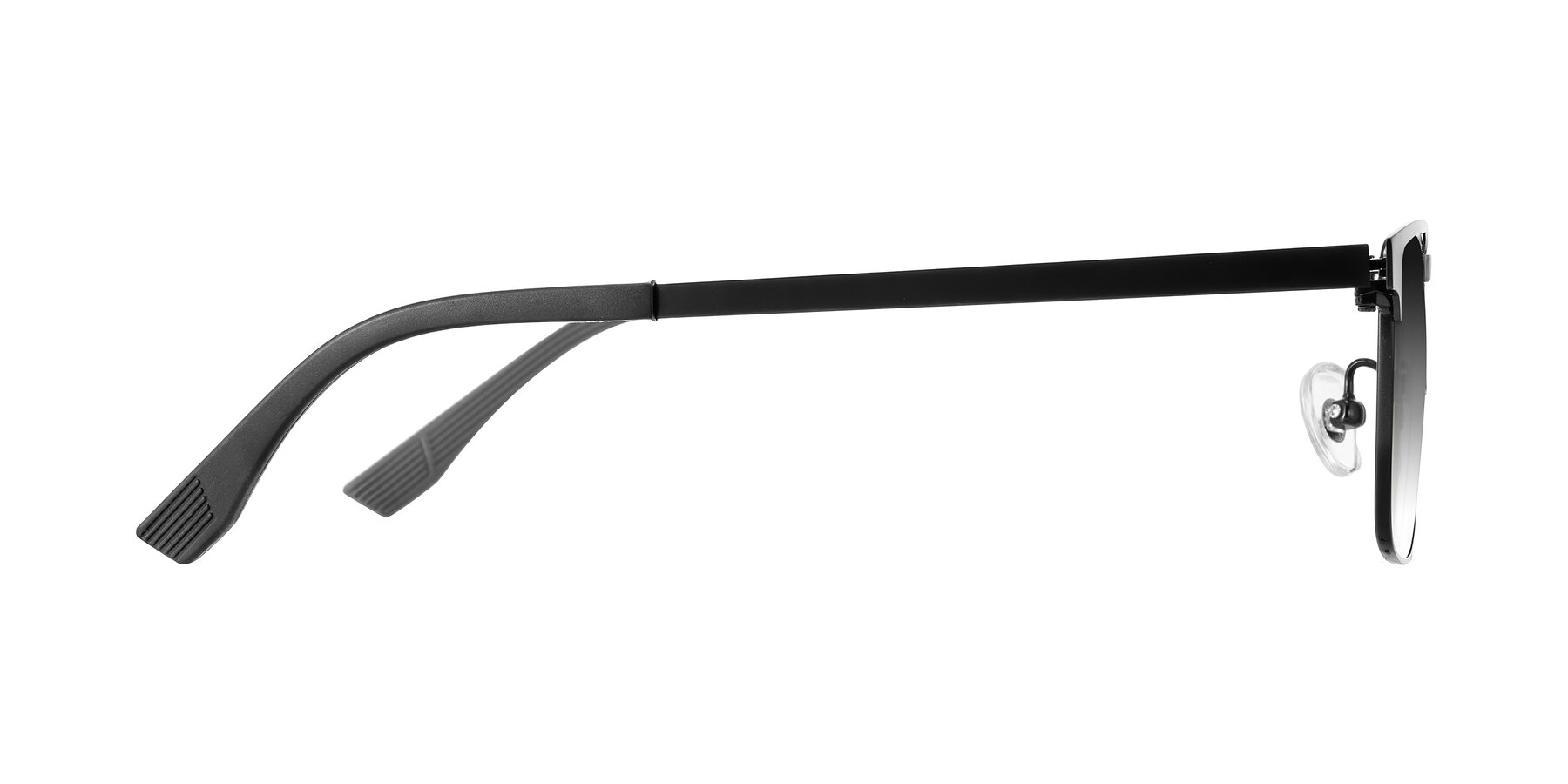 Side of Leeth in Black with Gray Gradient Lenses