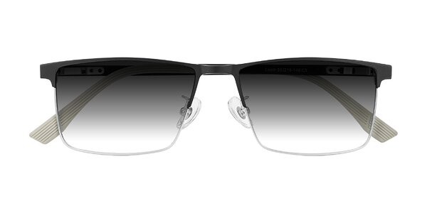 Front of Leeth in Dark Gray/Silver