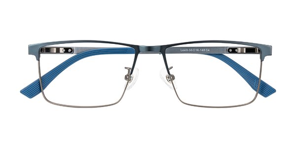 Front of Leeth in Blue/Gunmetal