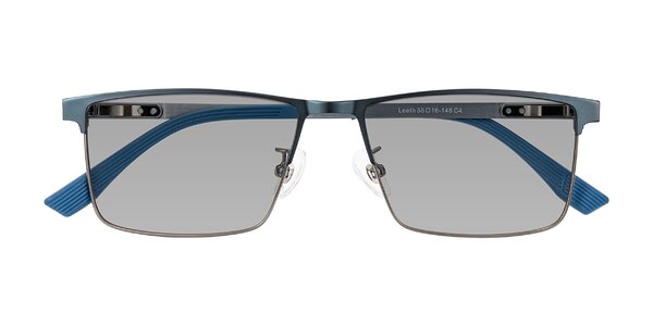 Front of Leeth in Blue/Gunmetal