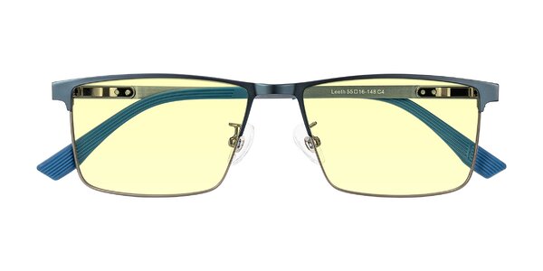 Front of Leeth in Blue/Gunmetal