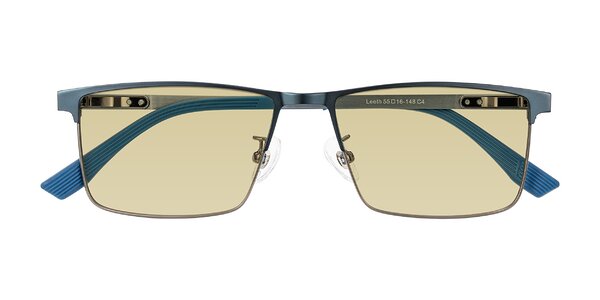 Front of Leeth in Blue/Gunmetal