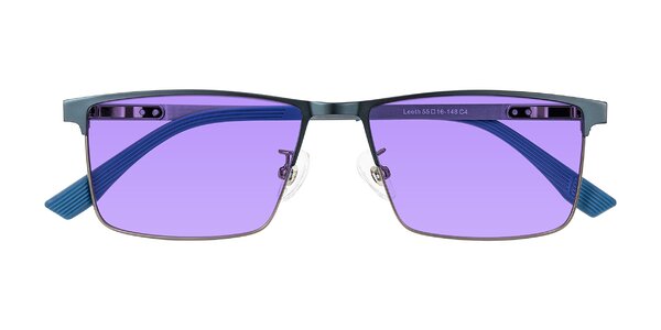 Front of Leeth in Blue/Gunmetal