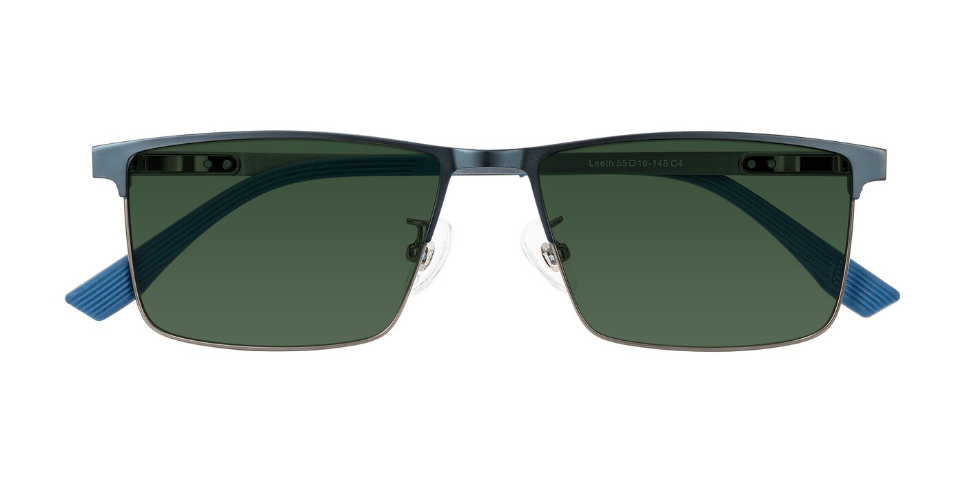 Leeth - Blue/Gunmetal Tinted Sunglasses
