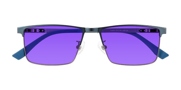 Front of Leeth in Blue/Gunmetal
