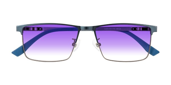 Front of Leeth in Blue/Gunmetal