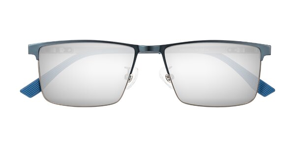 Front of Leeth in Blue/Gunmetal
