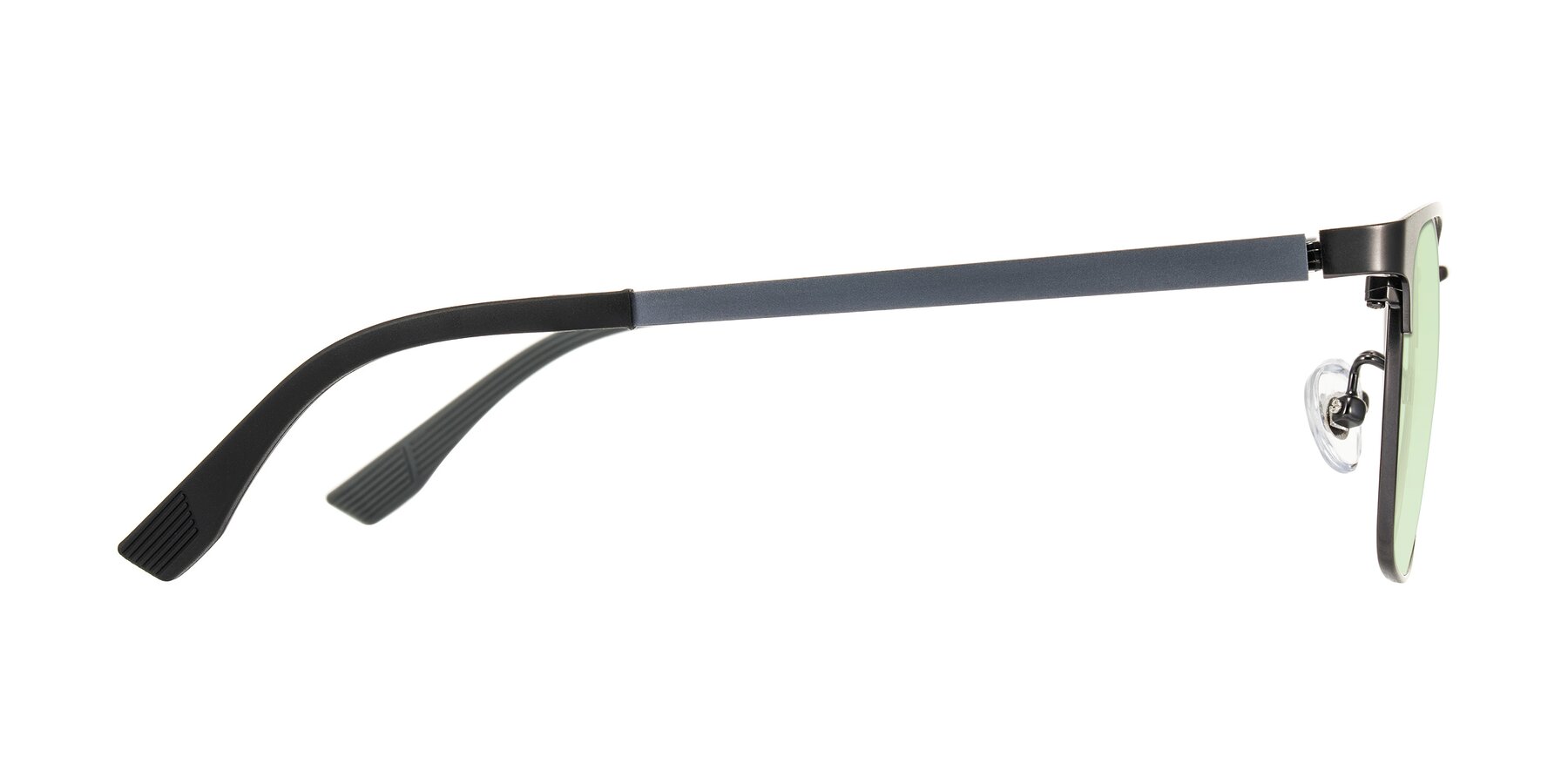 Side of Rosita in Gunmetal with Light Green Tinted Lenses