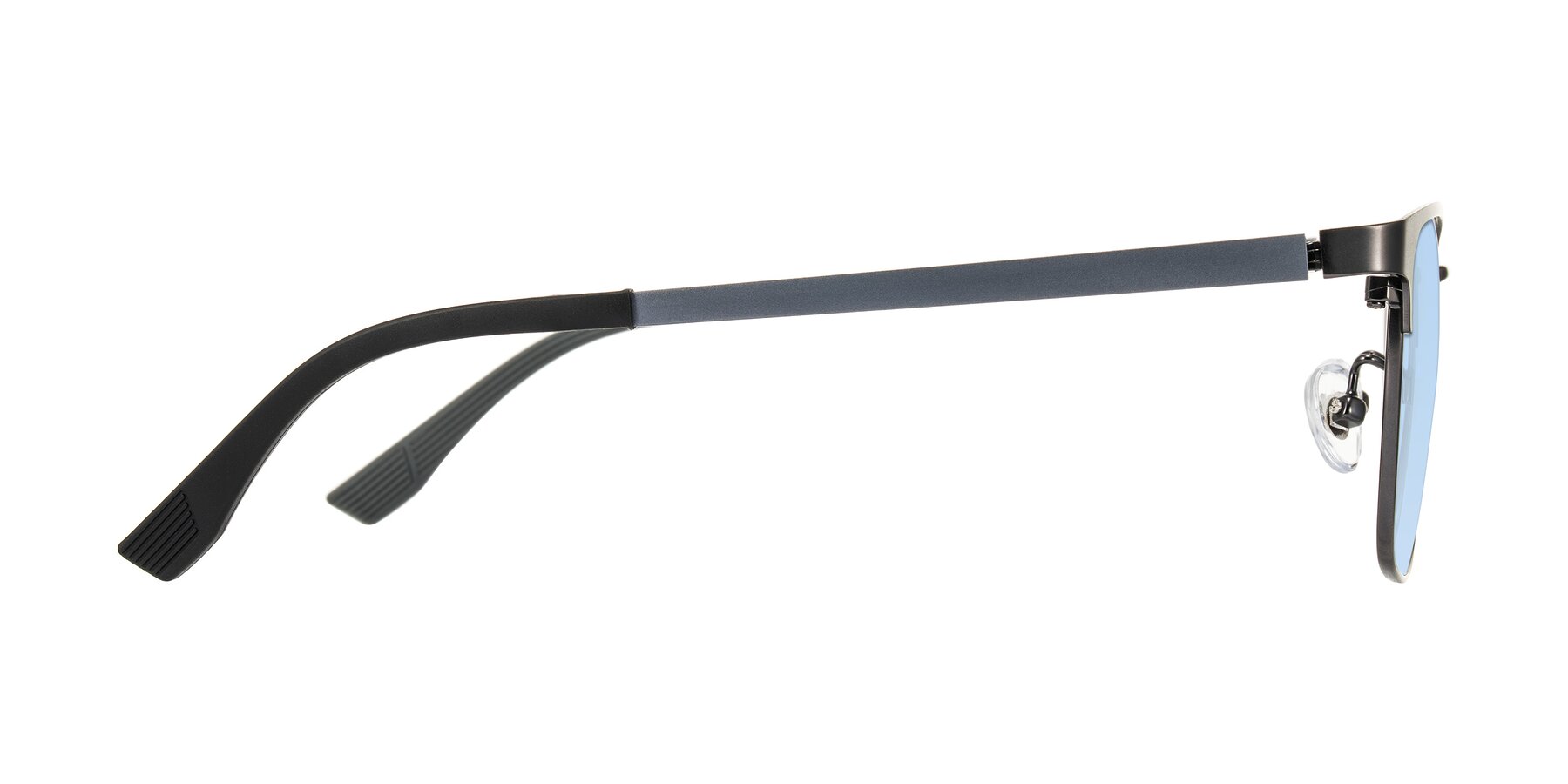 Side of Rosita in Gunmetal with Light Blue Tinted Lenses
