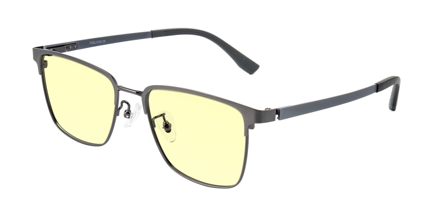 Angle of Rosita in Gunmetal with Light Yellow Tinted Lenses