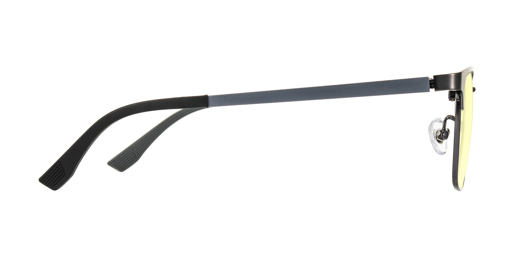 Side of Rosita in Gunmetal with Light Yellow Tinted Lenses
