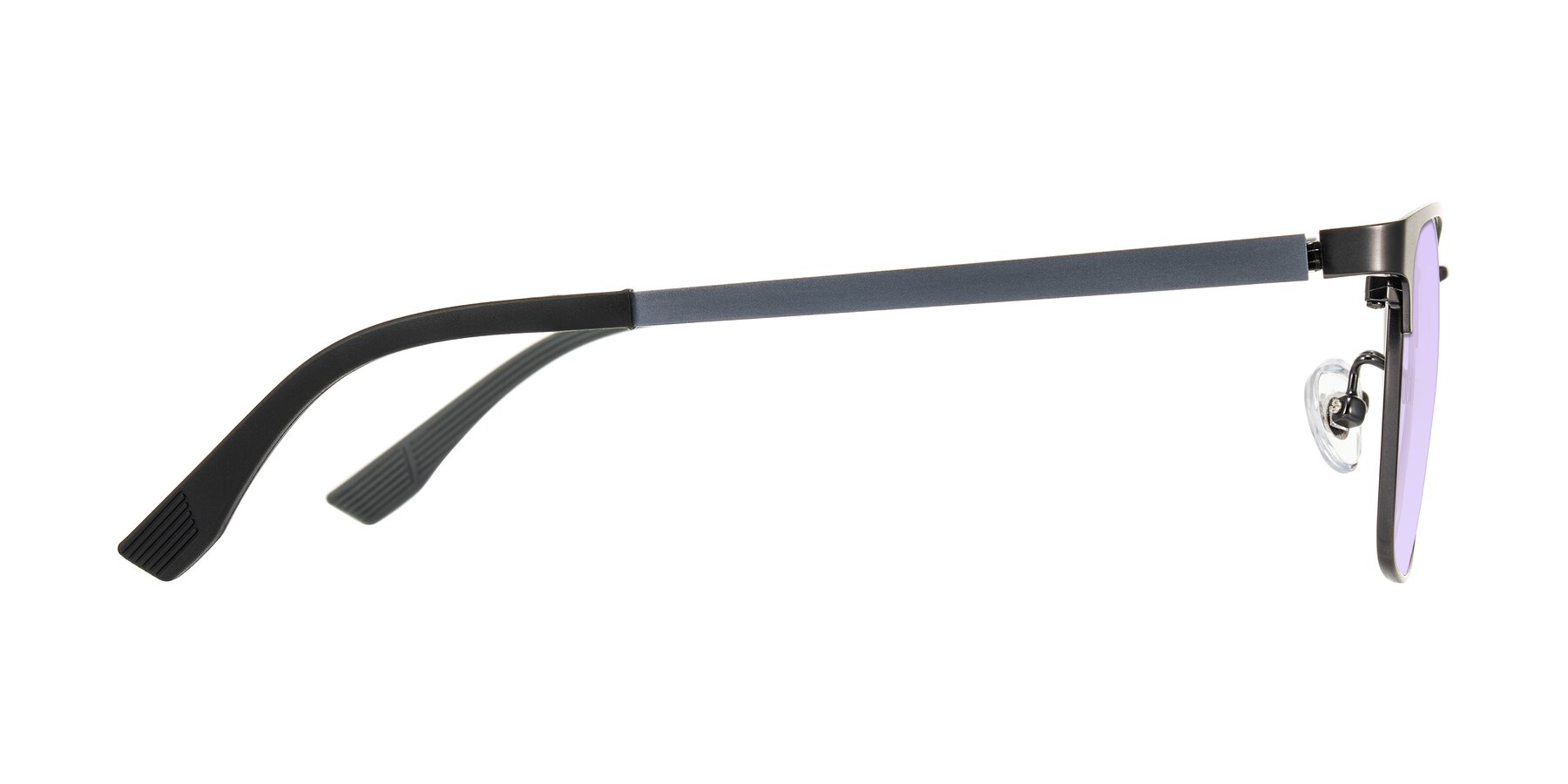 Side of Rosita in Gunmetal with Light Purple Tinted Lenses