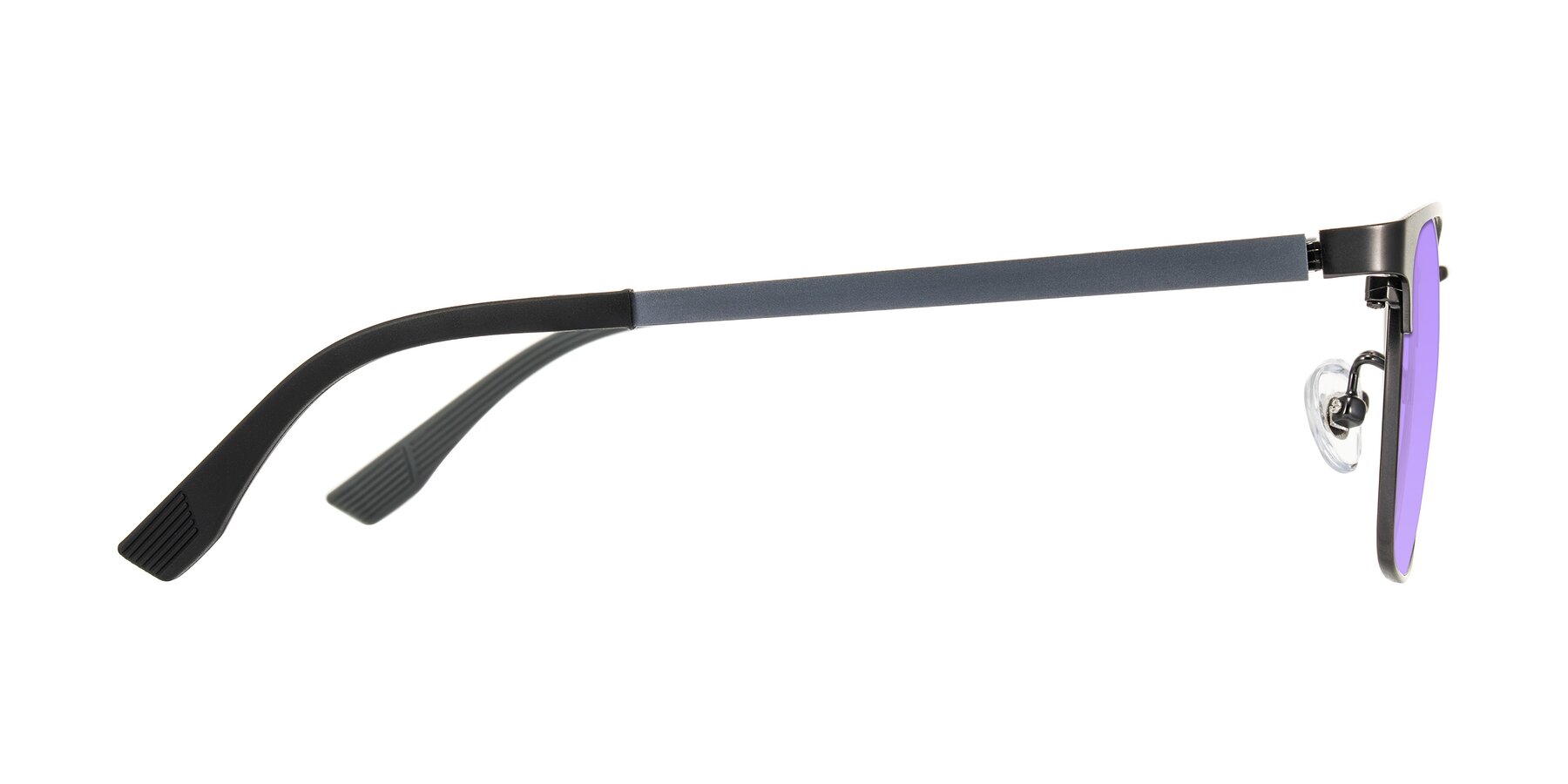Side of Rosita in Gunmetal with Medium Purple Tinted Lenses