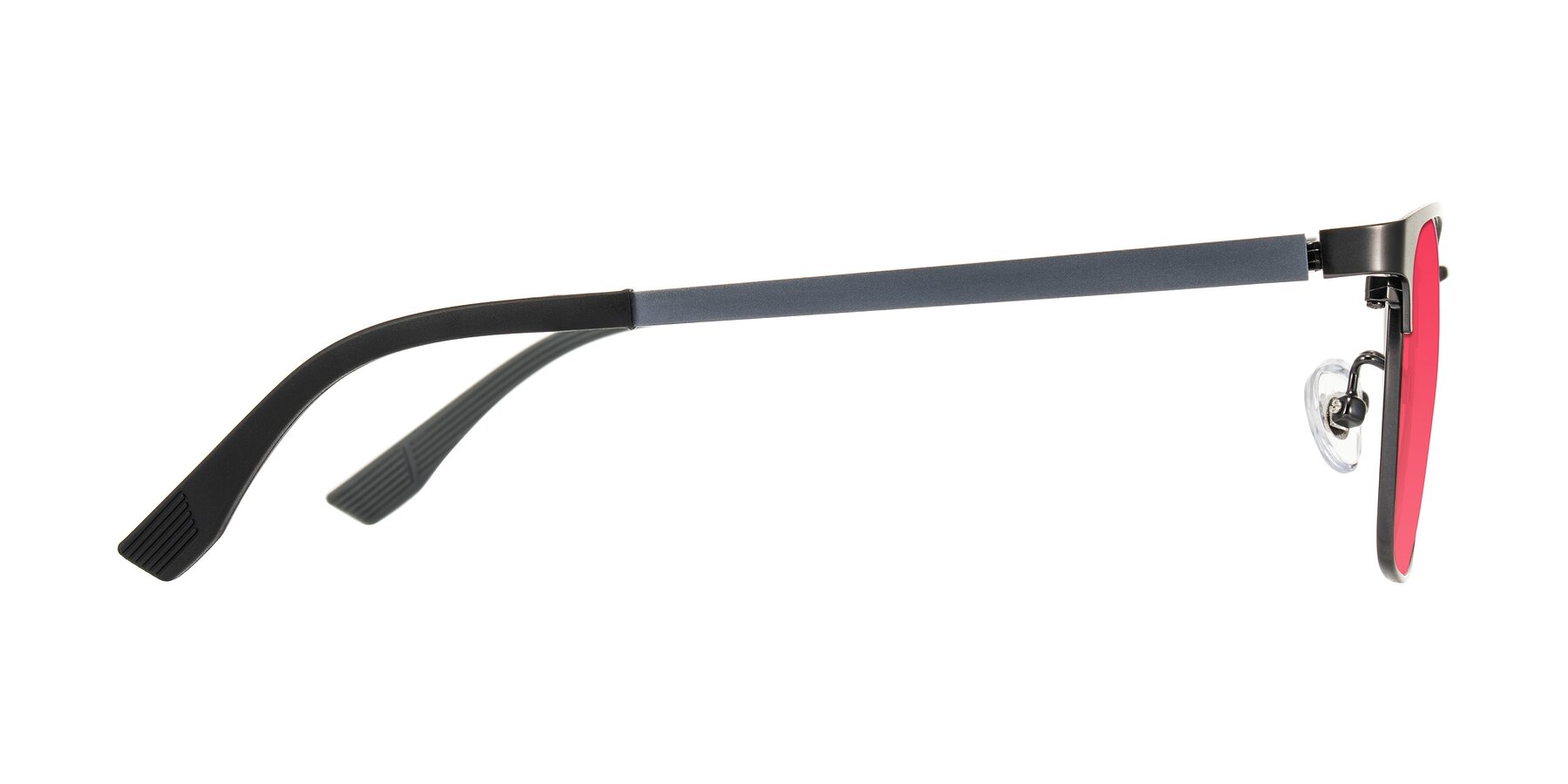 Side of Rosita in Gunmetal with Red Tinted Lenses