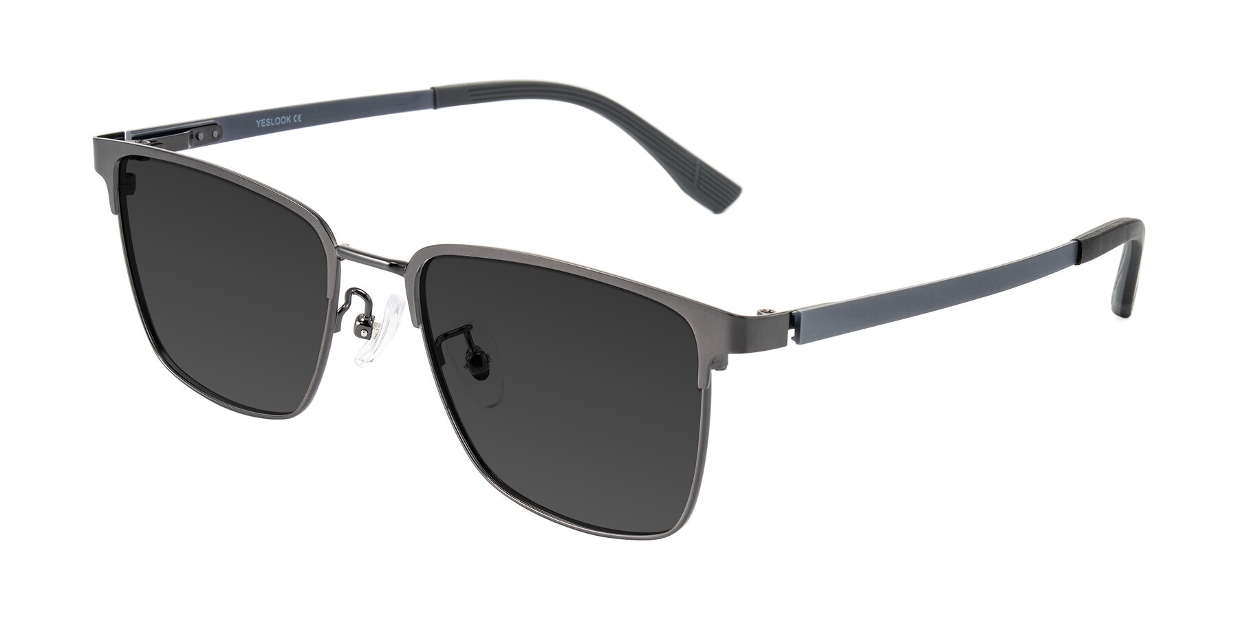 Angle of Rosita in Gunmetal with Gray Tinted Lenses