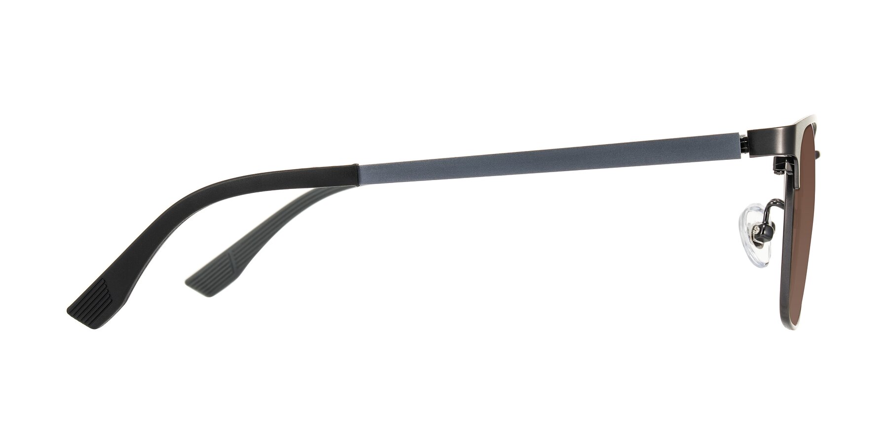 Side of Rosita in Gunmetal with Brown Tinted Lenses
