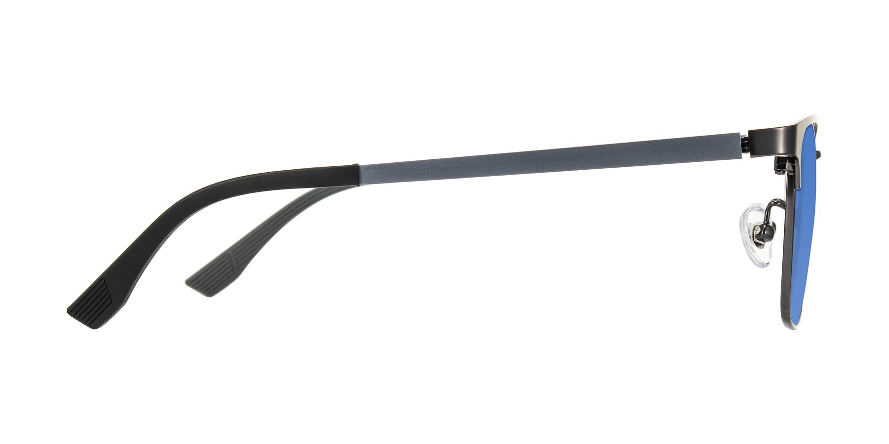 Side of Rosita in Gunmetal with Blue Tinted Lenses