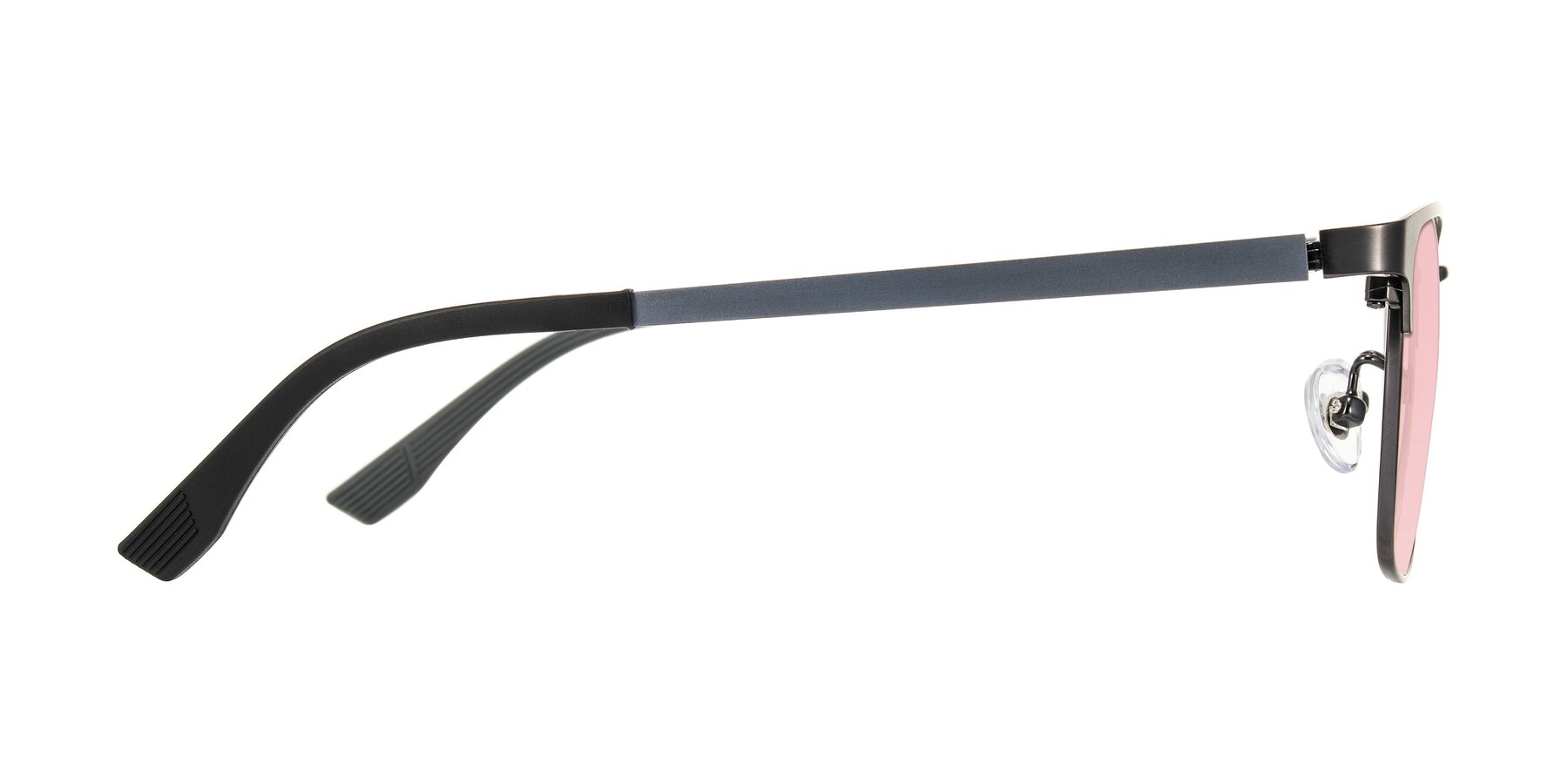 Side of Rosita in Gunmetal with Light Garnet Tinted Lenses