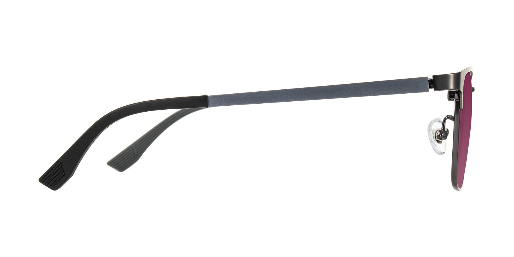 Side of Rosita in Gunmetal with Wine Tinted Lenses