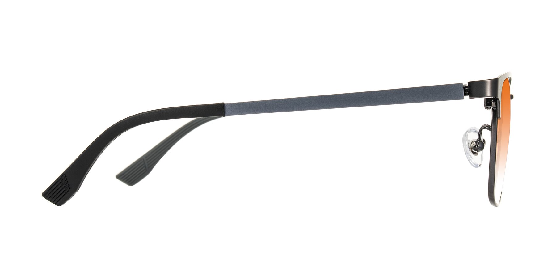 Side of Rosita in Gunmetal with Orange Gradient Lenses