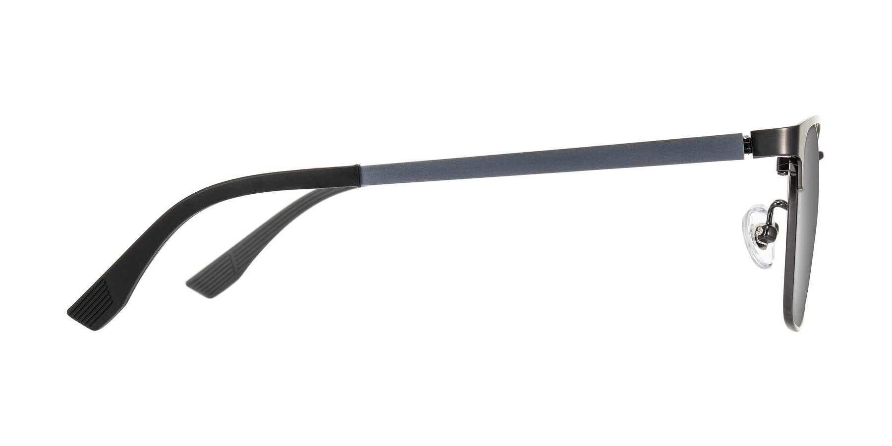 Side of Rosita in Gunmetal with Silver Mirrored Lenses