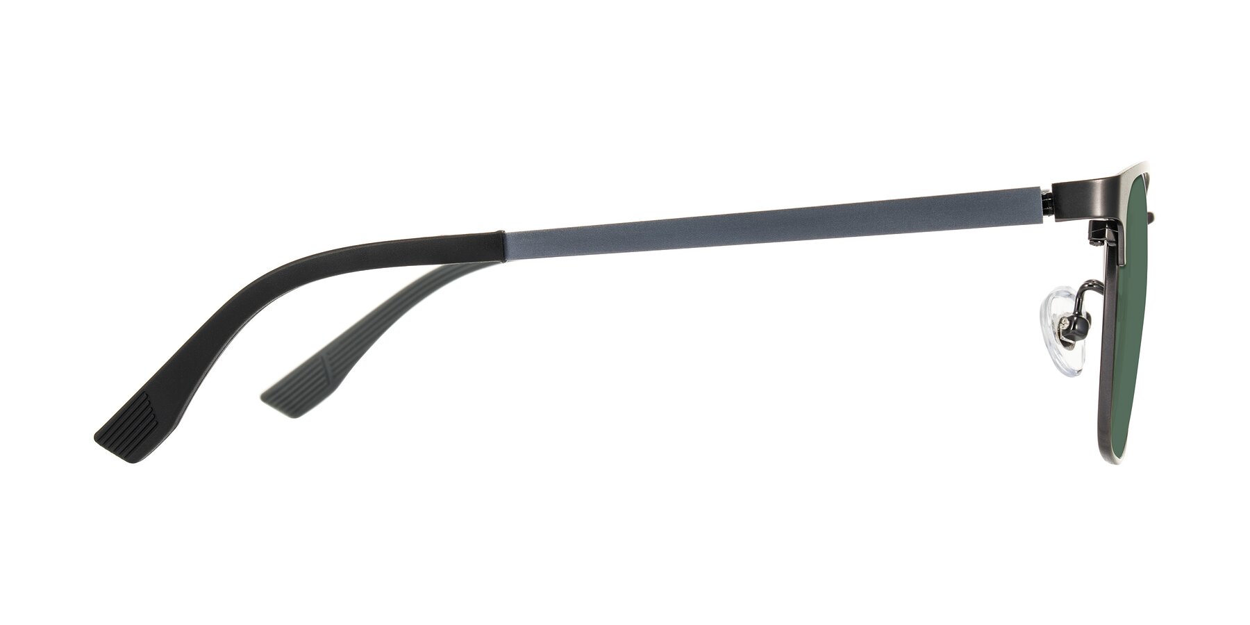 Side of Rosita in Gunmetal with Green Polarized Lenses