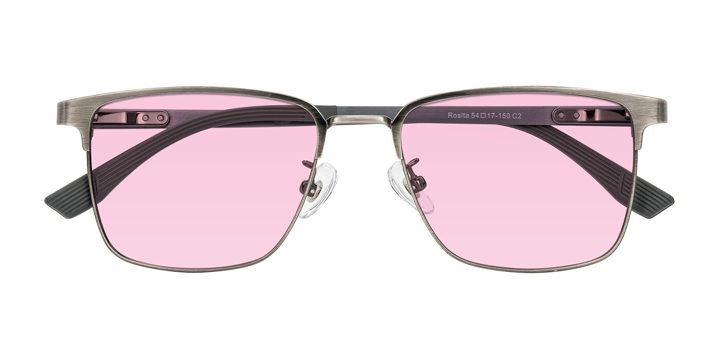 Rosita - Brushed Silver Tinted Sunglasses