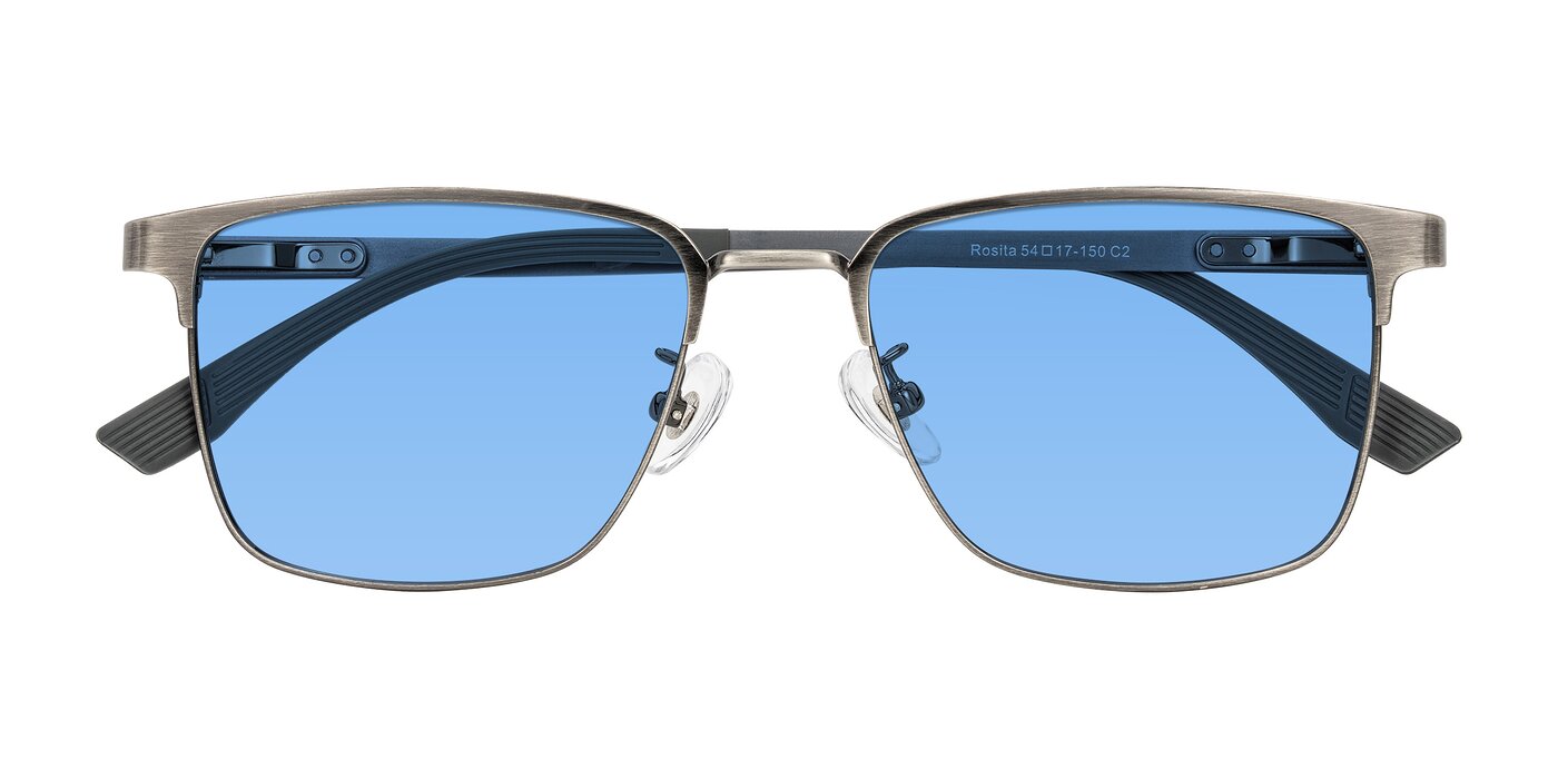Rosita - Brushed Silver Tinted Sunglasses