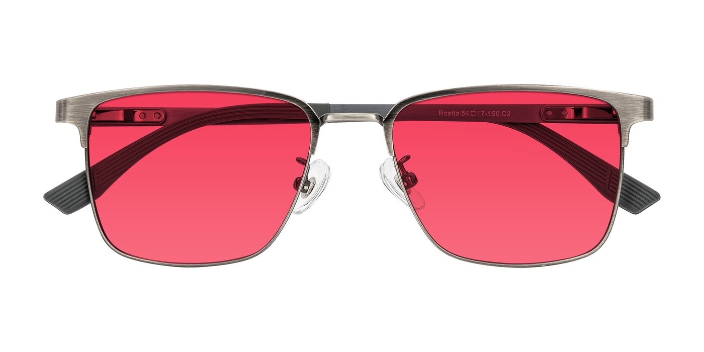 Rosita - Brushed Silver Tinted Sunglasses