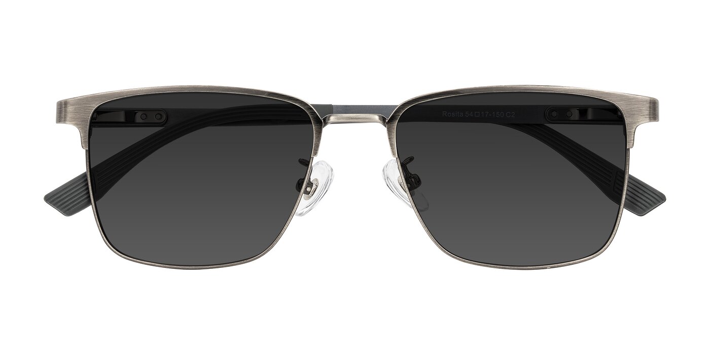 Rosita - Brushed Silver Tinted Sunglasses