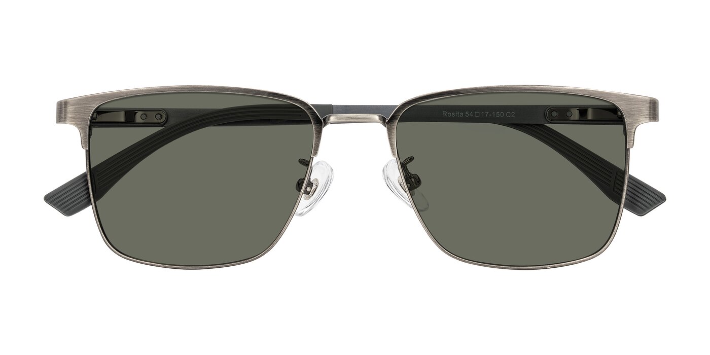 Rosita - Brushed Silver Polarized Sunglasses