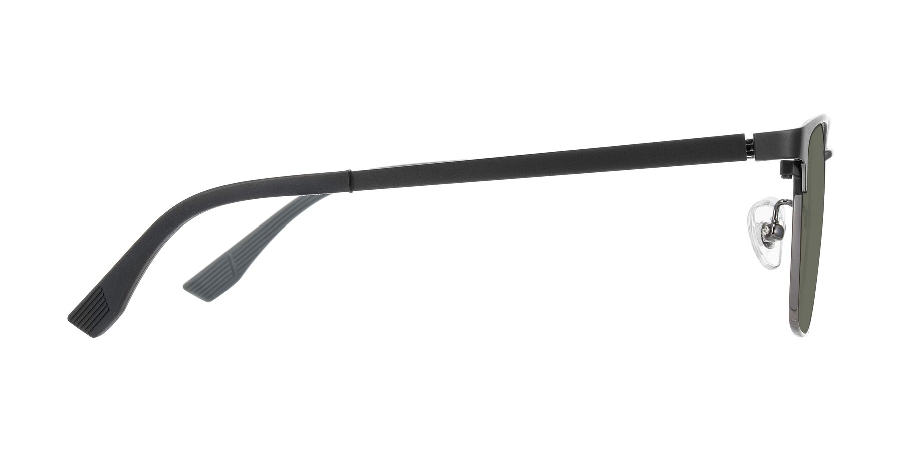 Side of Rosita in Black/Gunmetal with Gray Polarized Lenses
